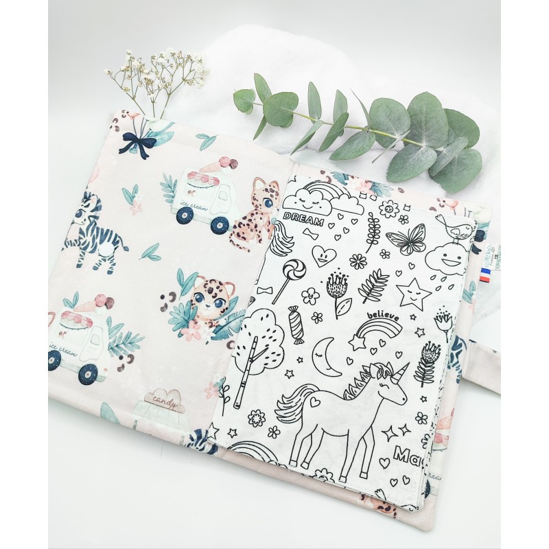 Cahier de coloriage lavable tigresse