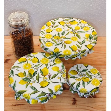 Lot de 3 charlottes à Plat citron